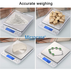 Microcase 3000 Gr./0.1 Gr. Mini Hassas Lcd Ekranlı Terazi Tartı - AL5216