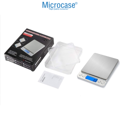 Microcase 3000 Gr./0.1 Gr. Mini Hassas Lcd Ekranlı Terazi Tartı - AL5216