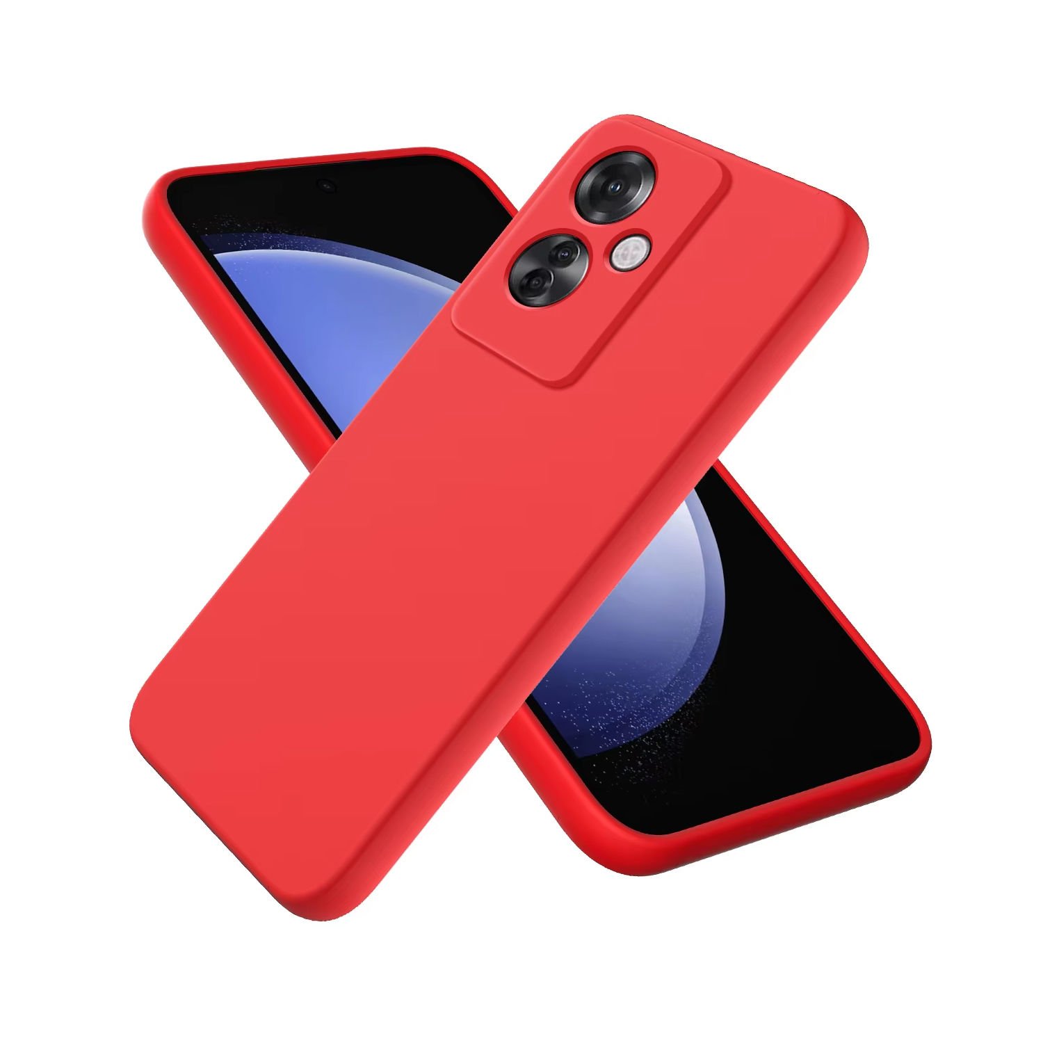 Microcase OPPO Reno 11F ile Uyumlu Campro Serisi Kamera Korumalı Silikon Kılıf - AL3427