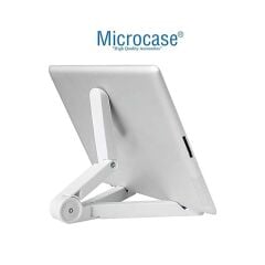 Microcase Apple iPad Air 13 2026 ile uyumlu Türkçe Bluetooth Klavye+Mouse+Tablet Standı Beyaz AL5166