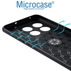 Microcase OnePlus Ace Pro 5G / OnePlus 10T Focus Serisi Yüzük Standlı Silikon Kılıf - Siyah AL3363