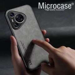 Microcase Huawei Pura 70 Pro Deri Kaplama Kılıf AL4970