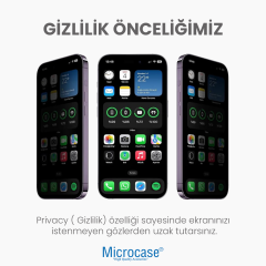 Microcase Nothing CMF Phone 2 ile Uyumlu Privacy Gizlilik Filtreli Hayalet Nano Ekran Koruyucu-EKM110