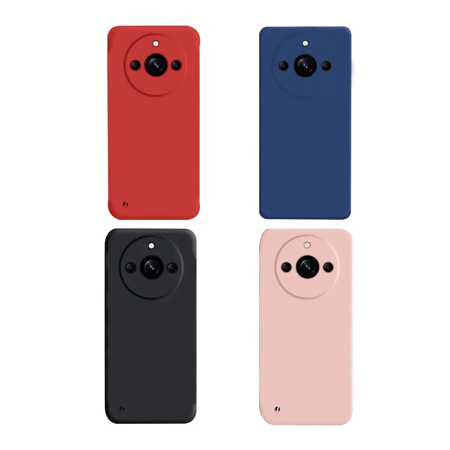 Microcase Huawei Mate 60 Pro Plus Campro Serisi Kamera Korumalı Silikon Kılıf - AL3427 Kırmızı