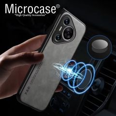 Microcase Huawei Pura 70 Deri Kaplama Kılıf AL4970