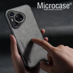 Microcase Huawei Pura 70 Deri Kaplama Kılıf AL4970