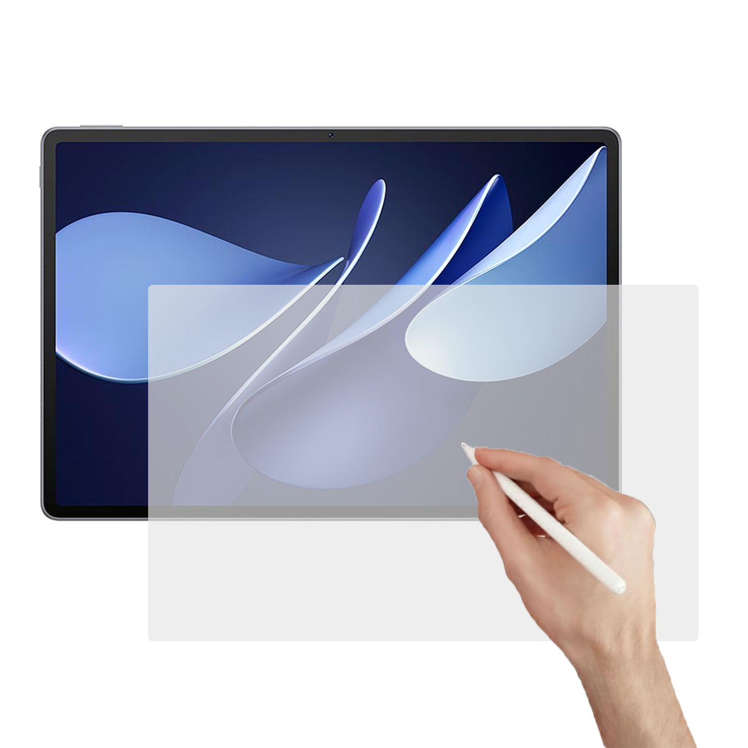 Microcase Huawei Matepad Air 2025 Tablet ile Uyumlu Tablet Paper Like Pencil Destekli Kağıt Hissi Veren Mat Ekran Koruyucu - AL3289