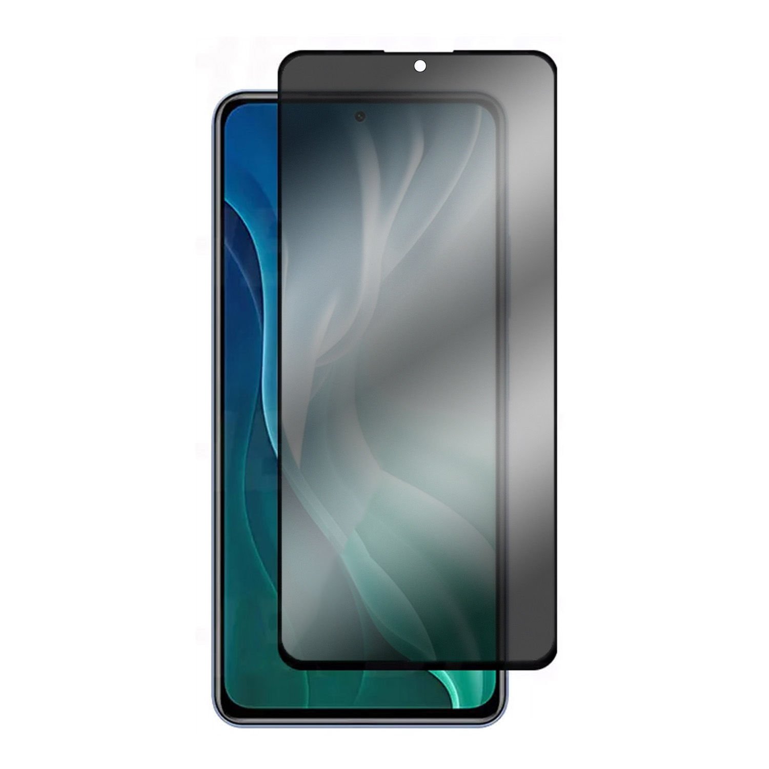 Microcase Xiaomi Redmi K40 - Mi 11i Privacy Gizlilik Filtreli Tam Kaplayan Cam Koruma - AL3125