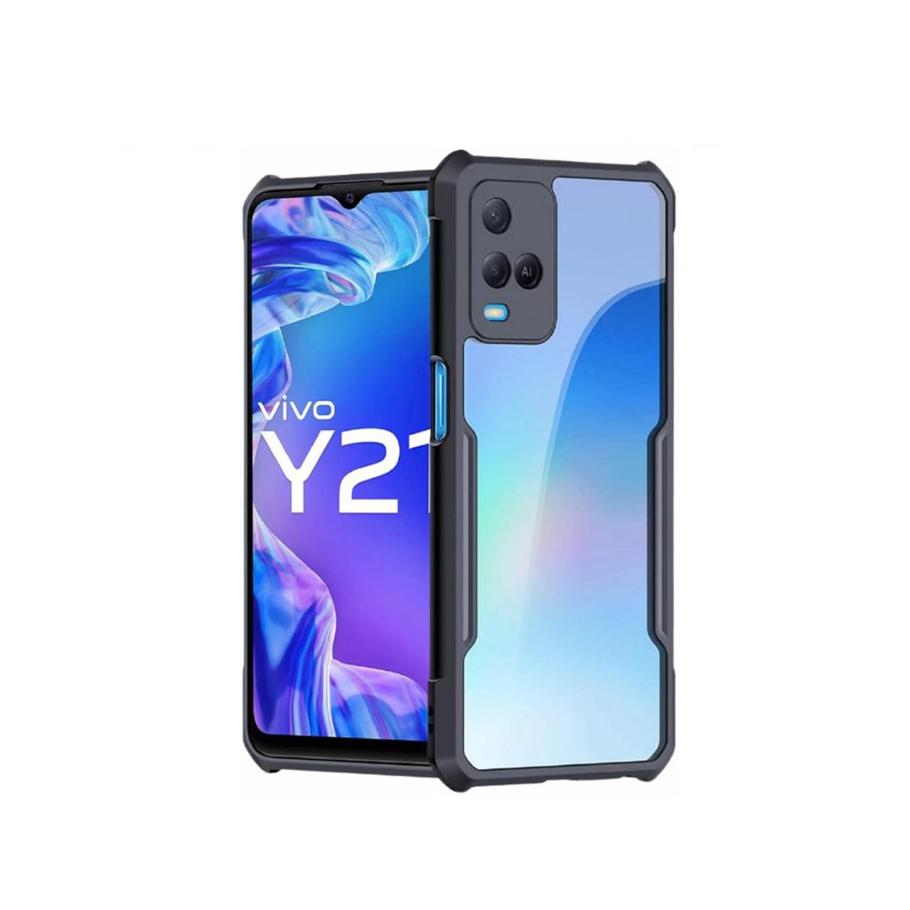 Microcase Vivo Y21 Airbag Serisi Köşe Korumalı Kılıf