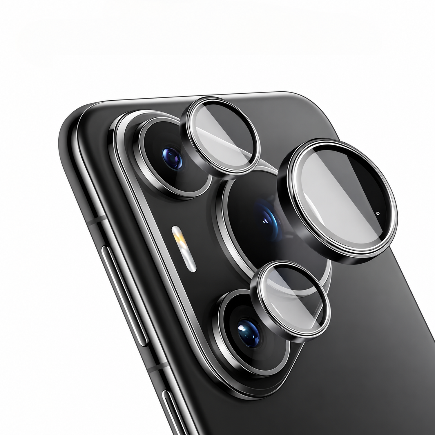Microcase Huawei Pura 90S Pro ile uyumlu Kamera Camı Lens Koruyucu Halka Set - AL8114