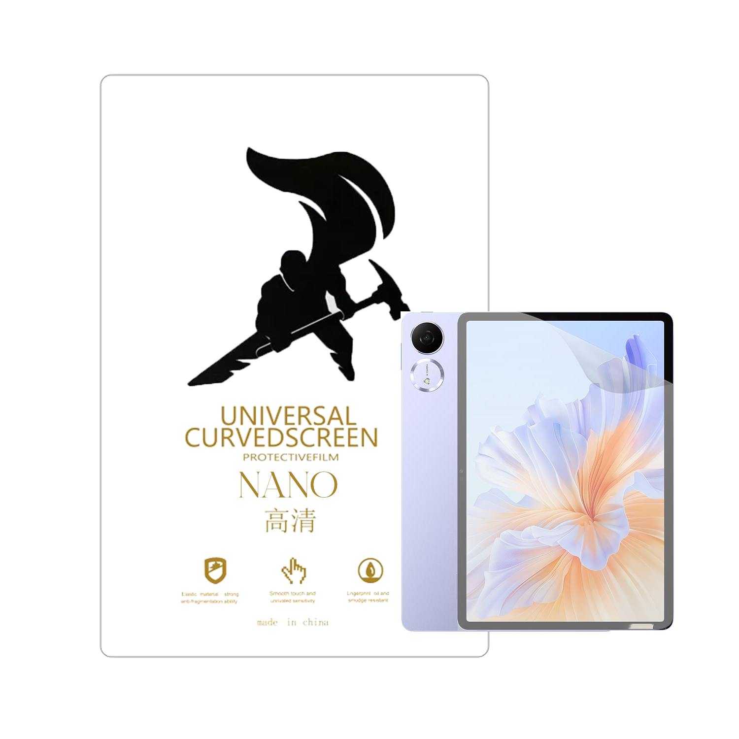 Microcase Honor Pad V9 11.5 inch Tablet ile Uyumlu Full Tpu Nano Ön Ekran Koruma Filmi EKM104