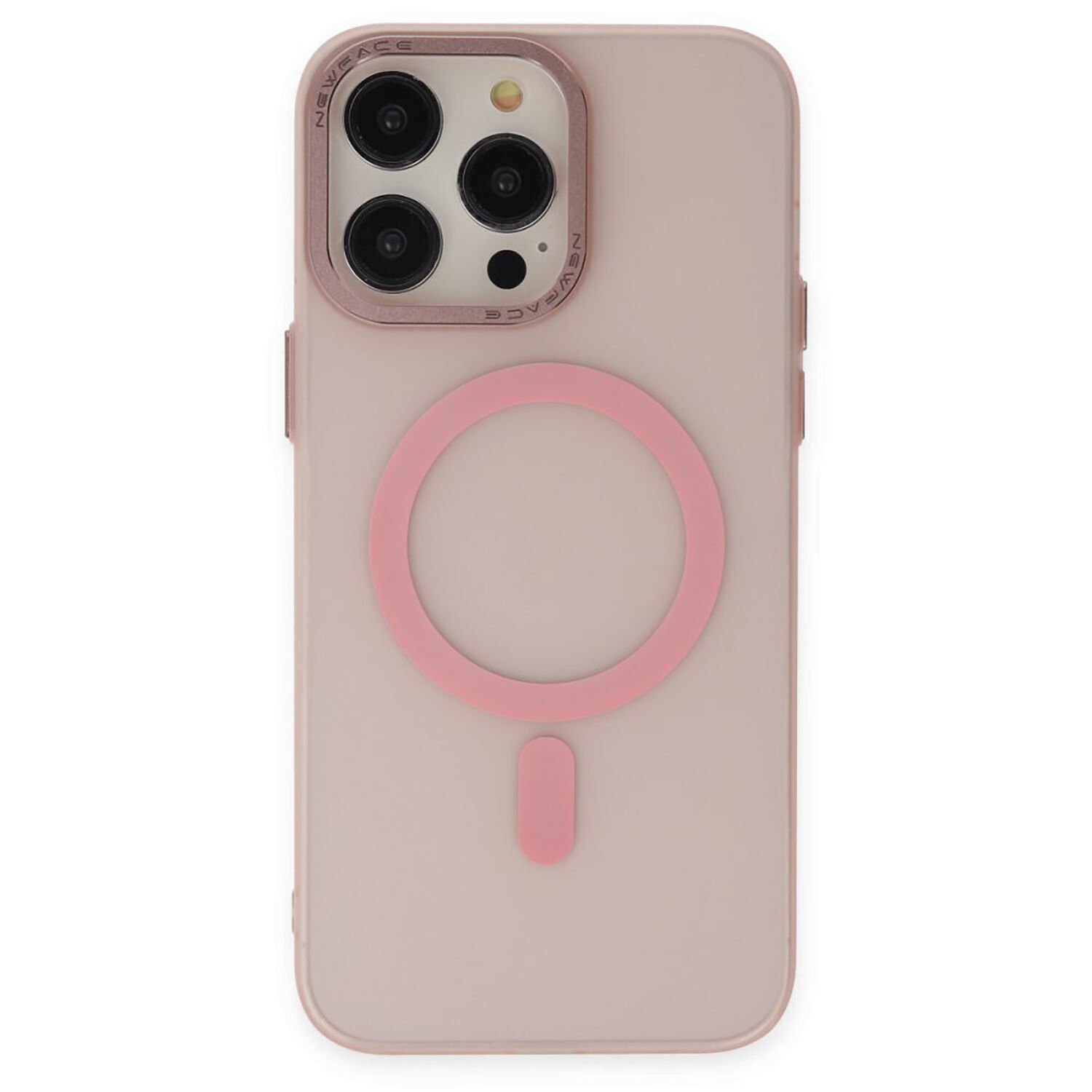 Microcase iPhone 14 Pro için Magsafe Manyetik Darbeye Dayanıklı Buzlu Mat Plastik Kılıf - AL8117 Pembe