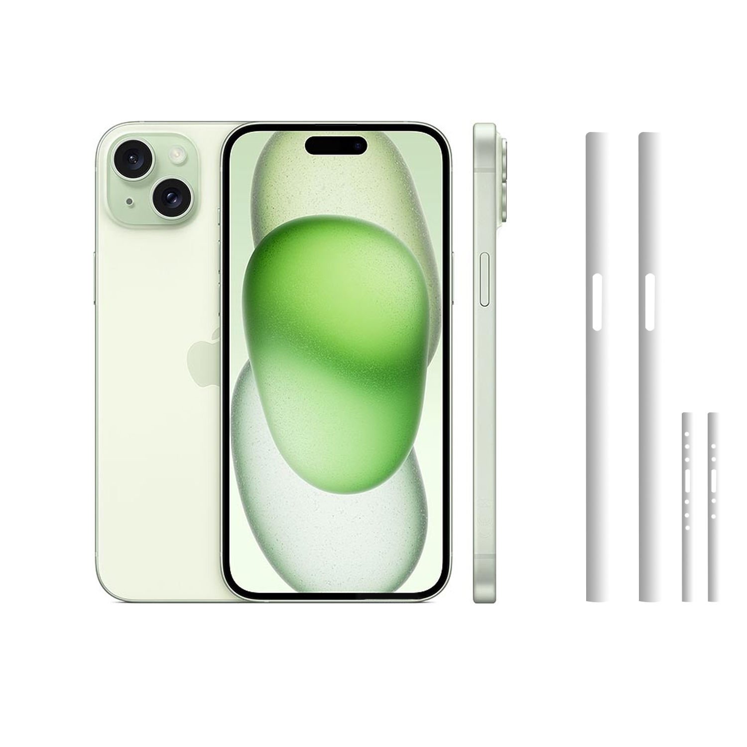 Microcase Iphone 15 Plus Hydrogel Esnek Üst Alt Yan Koruma Film Seti - AL4975