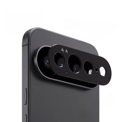 Microcase Google Pixel 11 Pro XL İle Uyumlu Kamera Lens Koruma Halkası - Kapalı Tasarım -Siyah AL3401