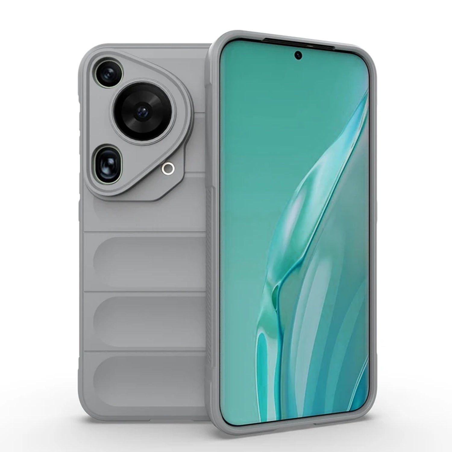Microcase Huawei Pura 70 Ultra Miami Serisi Darbeye Dayanıklı Silikon Kılıf - AL3420