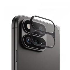 Microcase Google Pixel 11 Pro Fold İle Uyumlu Kamera Lens Koruma Halkası - Kapalı Tasarım -Siyah AL3401