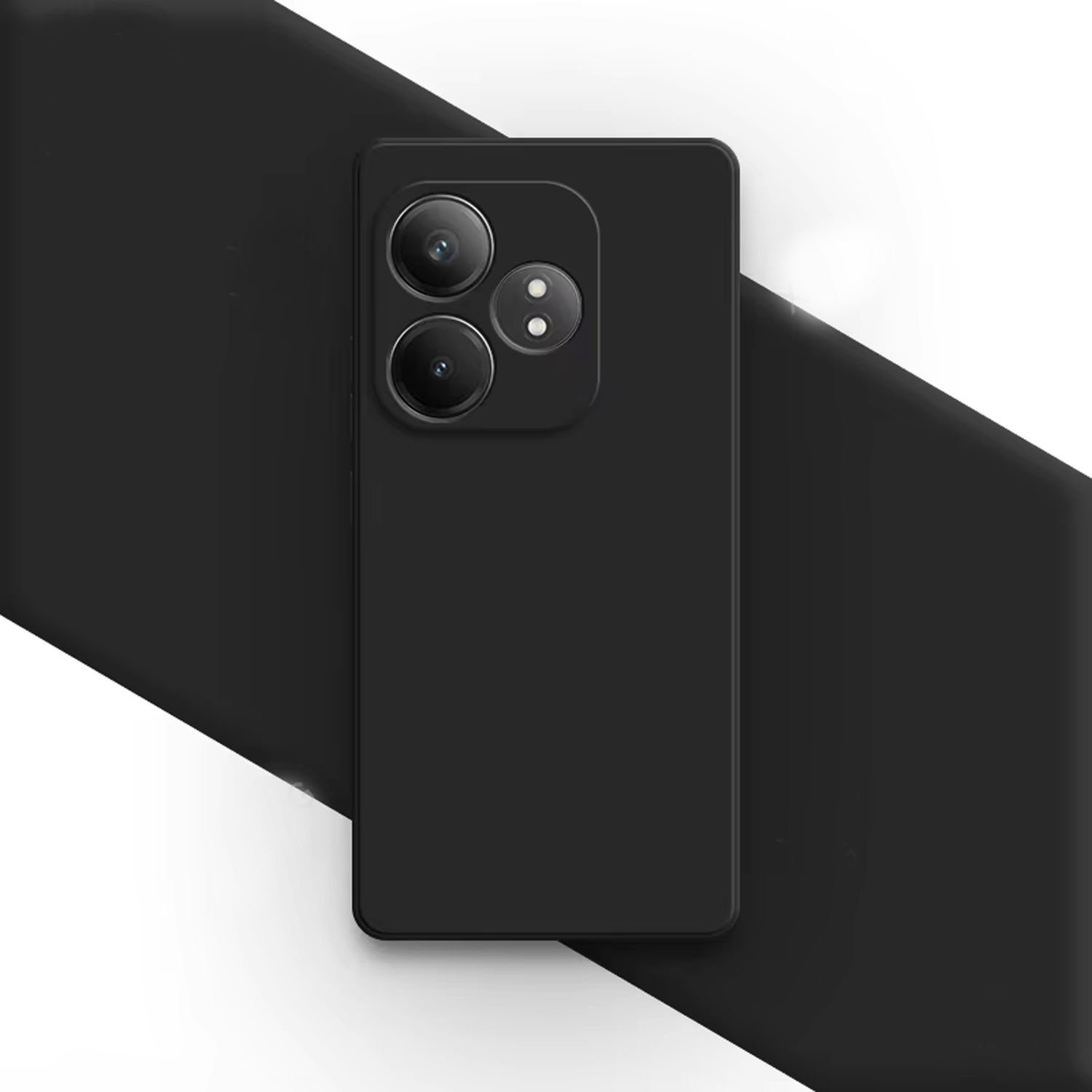 Microcase Realme GT6T/GT6/GT NEO6/GT NEO6SE ile Uyumlu Campro Serisi Kamera Korumalı Silikon Kılıf - AL3427