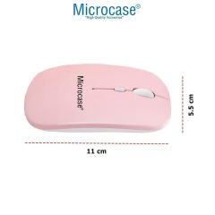 Microcase Lenovo Tab M10 FHD Rel TB-X605FC TB-X605LC Uyumlu Tablet Çanta+Türkçe Bluetooth Klavye +Mouse+ Standı - Pembe AL4382