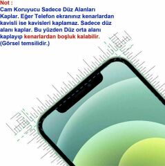 Microcase Vivo y36 Tempered Glass Cam Ekran Koruyucu - AL3269