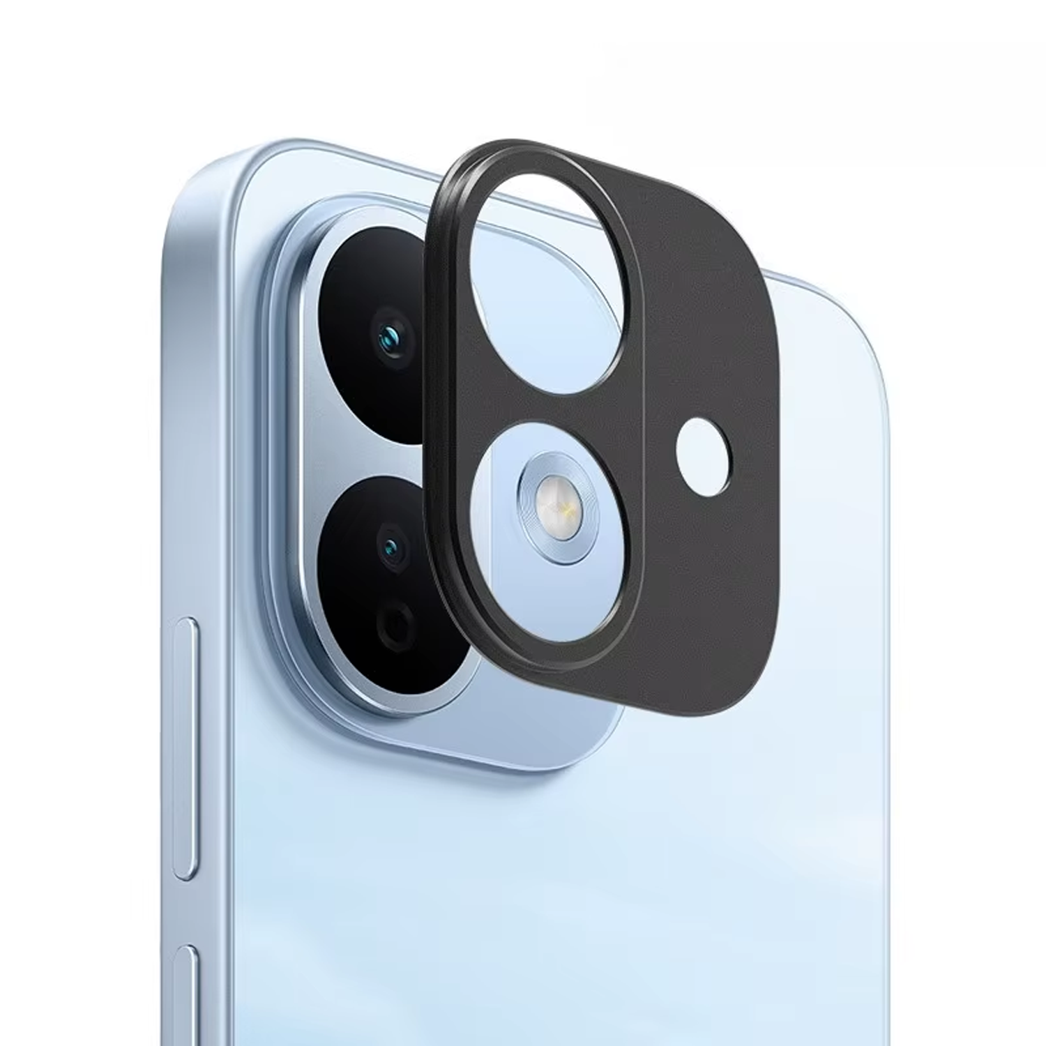 Microcase Xiaomi Redmi Note 17 Pro Max ile uyumlu Kamera Lens Koruma Halkası - Kapalı Tasarım -Siyah AL3401