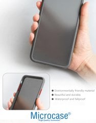 Microcase Xiaomi Redmi Note 8 Pro Bumper Tpu Serisi Sert Kılıf - Siyah