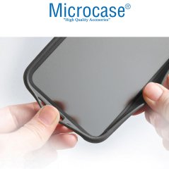 Microcase Xiaomi Redmi Note 8 Pro Bumper Tpu Serisi Sert Kılıf - Siyah