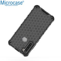 Microcase Xiaomi Redmi Note 8 Ball Serisi Sert Tpu Kılıf - Siyah + Tempered Glass Cam Koruma