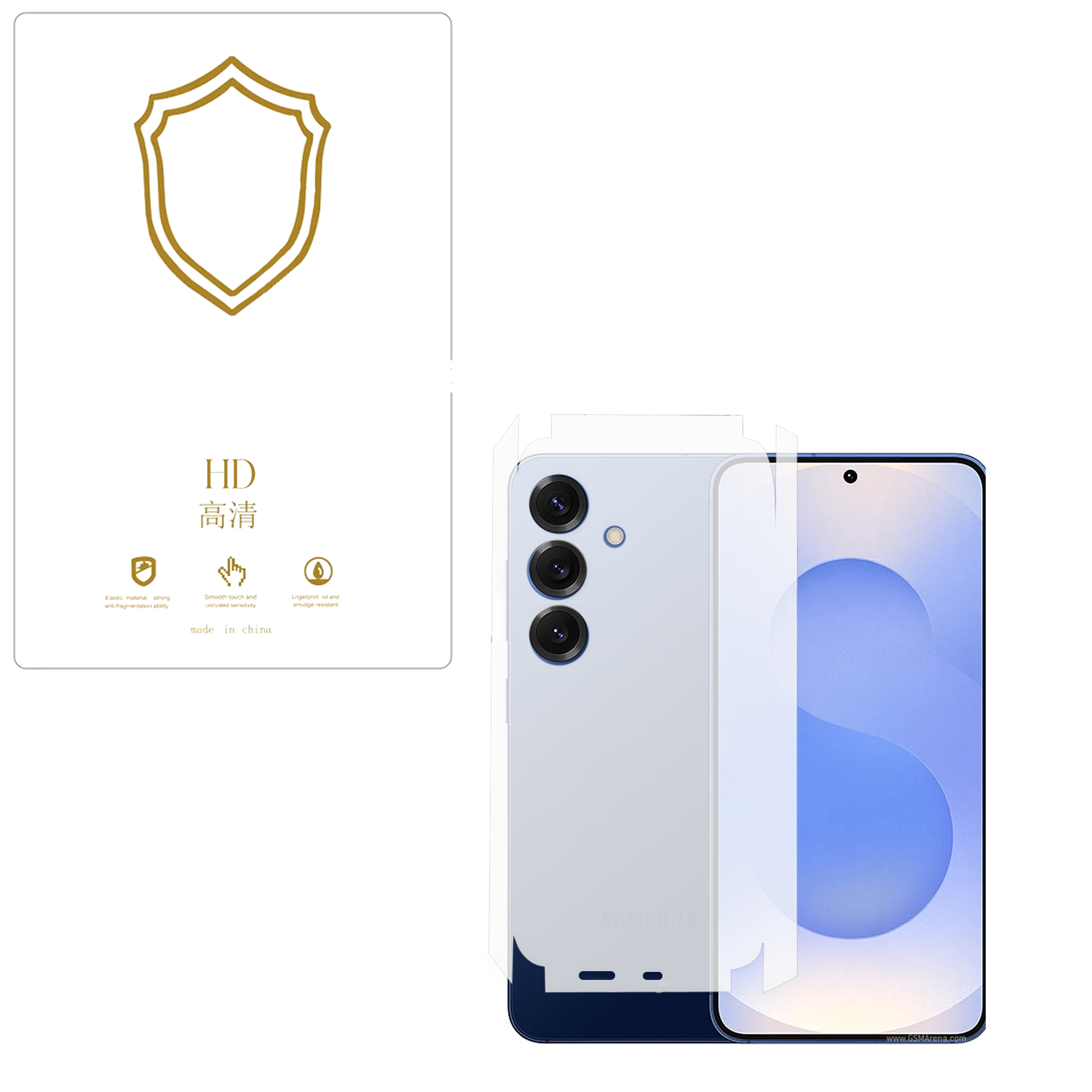 Microcase Samsung Galaxy S25 ile Uyumlu Tpu Arka ve Yan Nano Koruma- EKM115