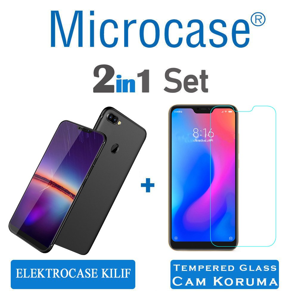 Xiaomi Mi 8 Lite Elektrocase Serisi Silikon Kılıf + CAM (SEÇİN)