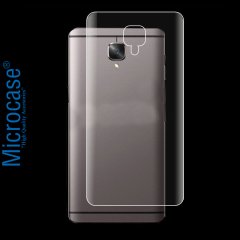 Microcase OnePlus 3 Full Arka Kaplama TPU Soft Koruma Filmi