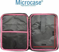 Microcase Samsung Galaxy Tab A8 X200 10.5 2021 Tablet Çanta + Bluetooth Klavye + Mouse + Tablet Standı - Pembe AL8217
