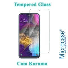 Microcase Samsung Galaxy A20e Premium Matte Silikon Kılıf + Tempered Glass Cam Koruma