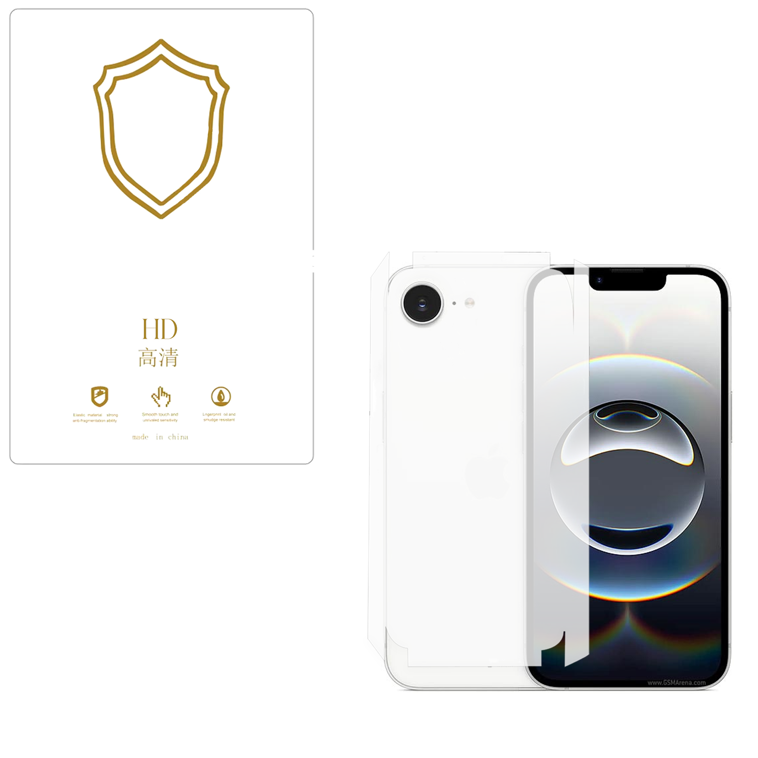 Microcase Iphone 16E ile Uyumlu Tpu Arka ve Yan Nano Koruma- EKM115