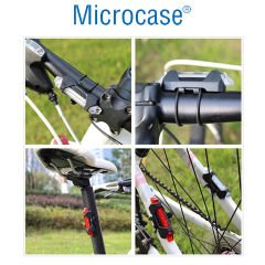 Microcase Motosiklet Scooter Bisiklet Su Geçirmez Arka Stop Lambası, İkaz Işığı, Uyarı Işığı AL4687