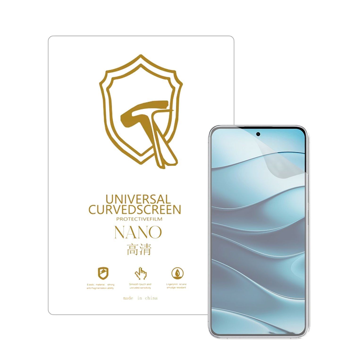Microcase Xiaomi Redmi Note 14 Pro 5G Ultra için Full Tpu Nano Ön Ekran Koruma Filmi - EKM101