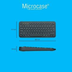 Microcase Vorcom SXPro 10.1 inch Tablet için Bluetooth Klavye + Mouse + Tablet Standı - AL8106