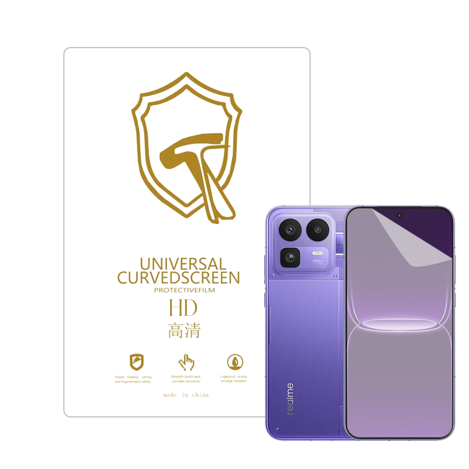 Microcase Realme Neo 8 ile Uyumlu Full Tpu Nano Ön Ekran Koruma Filmi - EKM101