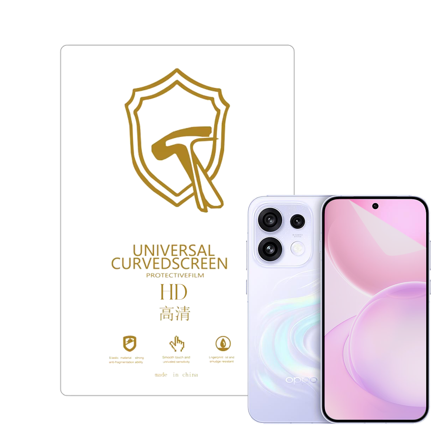 Microcase Oppo Reno 16 ile Uyumlu Full Tpu Nano Ön Ekran Koruma Filmi - EKM101