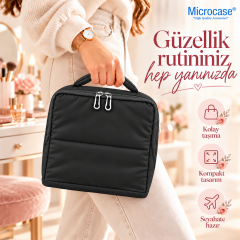 Microcase Çok Bölmeli Fermuarlı Geniş İç Hacimli Makyaj Malzemeleri Organizeri AL7049