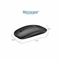 Microcase Xiaomi Pad 8 / Pad 8 pro için Bluetooth Touchpad Klavye (TR Sticker)+Bluetooth Mouse+Tablet Standı- AL2766