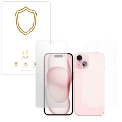 Microcase Iphone 15 ile Uyumlu Full Tpu Ön Arka ve Yan 360 Nano Koruma- EKM116