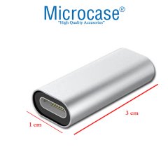Microcase Apple iPad Pencil için Lightning Çevirici Adaptör Gümüş
