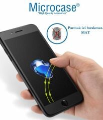 Microcase Xiaomi Redmi Note 12T Pro Tam Kaplayan Çerçeveli Mat Cam Koruma - AL3124