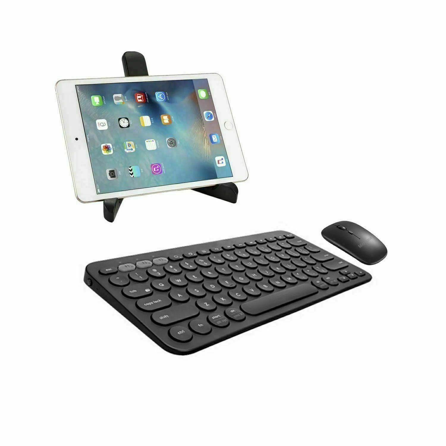 Microcase Vorcom QuartPro 10.1 inch Tablet için Bluetooth Klavye + Mouse + Tablet Standı - AL8106