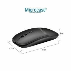 Microcase Vorcom QuartPro 10.1 inch Tablet için Bluetooth Klavye + Mouse + Tablet Standı - AL8106