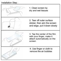 Microcase Samsung Galaxy Tab S10 Lite Tablet ile Uyumlu Tempered Glass Cam Koruma - AL8101