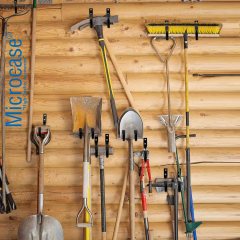 Microcase Duvar Tipi Çok Amaçlı 6in1 Metal Askılık Kanca Seti Siyah AL5438