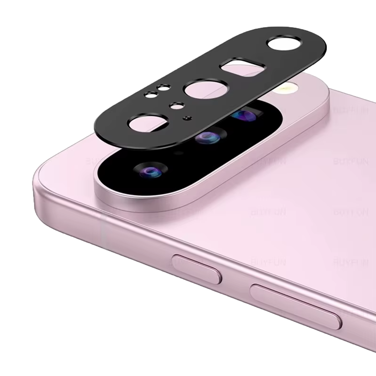Microcase Google Pixel 10 Uyumlu Kamera Lens Koruma Halkası - Kapalı Tasarım -Siyah AL3401