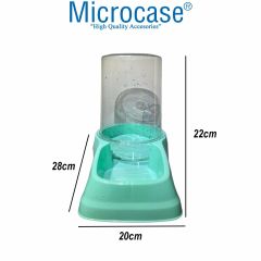 Microcase Evcil Hayvan Az Ve Yavaş Mama Yeme Kabı Küçük Boy 375 ml-AL4080 Mavi