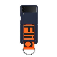 Microcase Samsung Galaxy Z Flip4 Parmak Tutuculu Kayış Askılı Plastik Kılıf - AL3153
